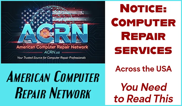 Computer Repair Services in the USA – Read This!